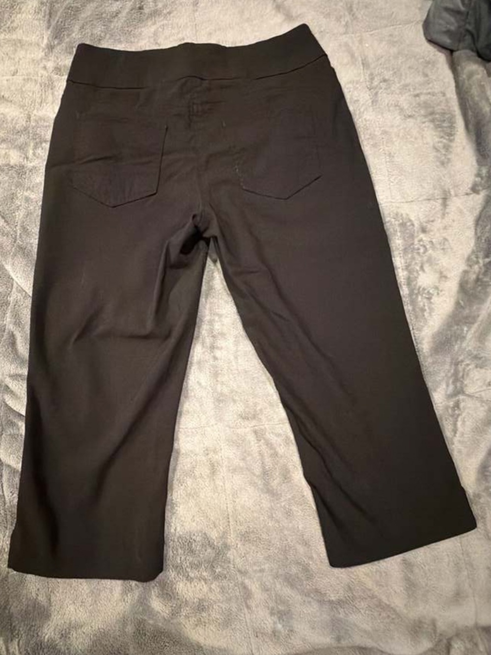 Line new Westbound Petites Black Pull-On Crop Pants Size 10P